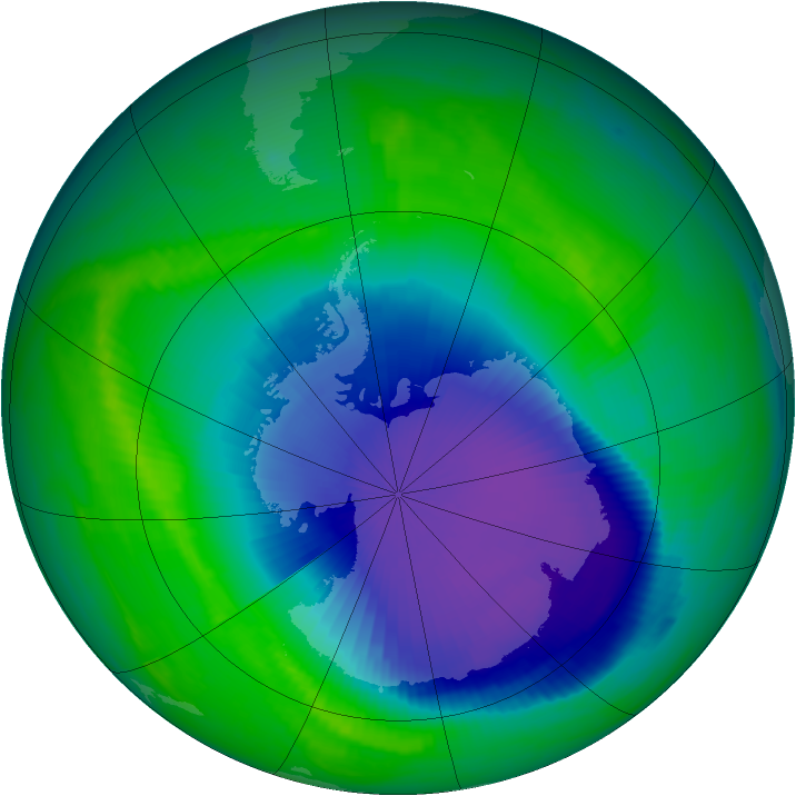 Ozone Map 1998-10-30